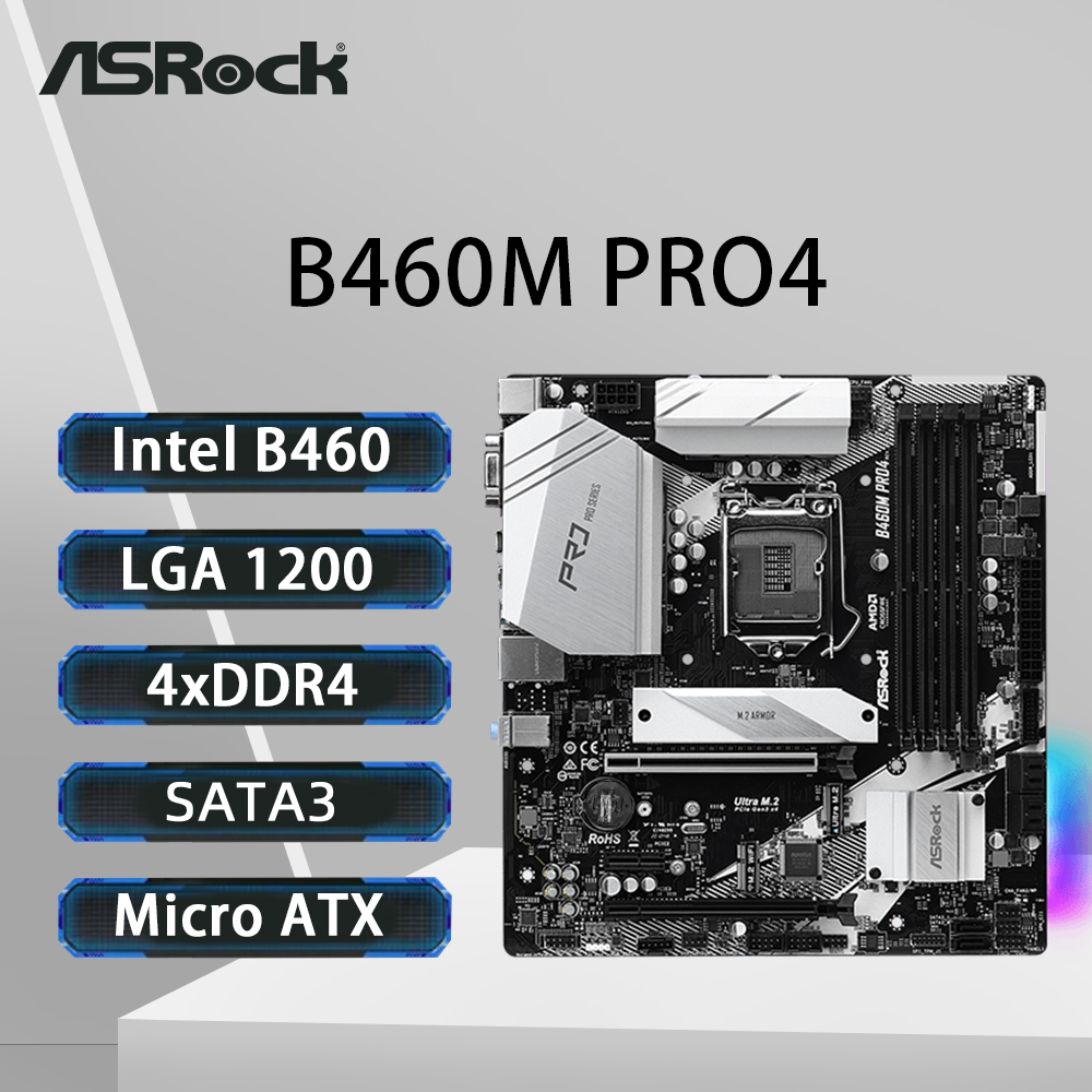 Intel Cpu Core I5 - Материнская плата ASRock B460M PRO4 с