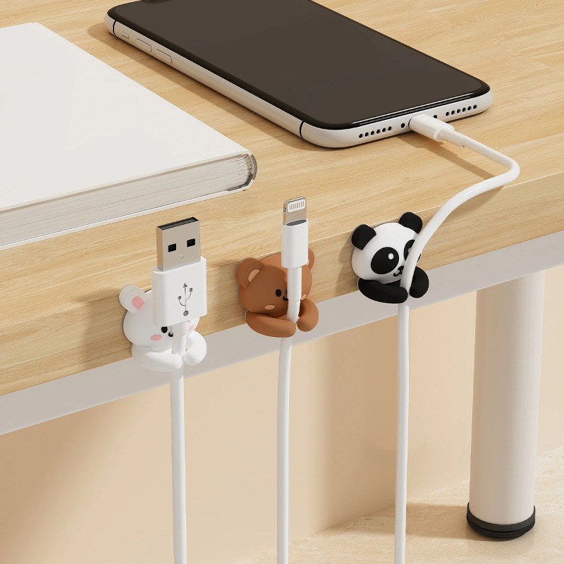 Desk Cable Clip - WORTHBUY милый настольный органайзер для кабеля,