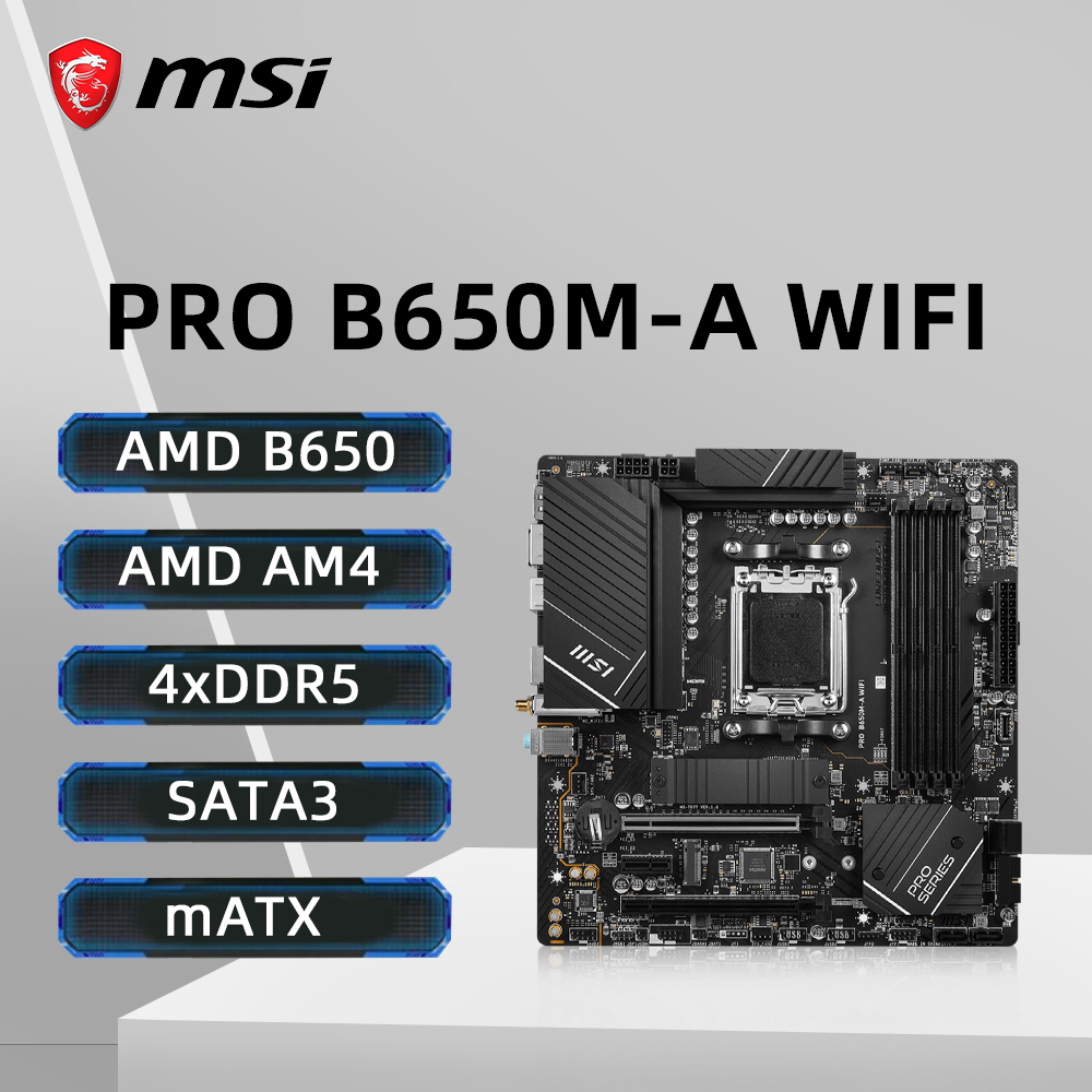 Intel Cpu Core I5 - MSI PRO B650M-A WIFI Материнская плата