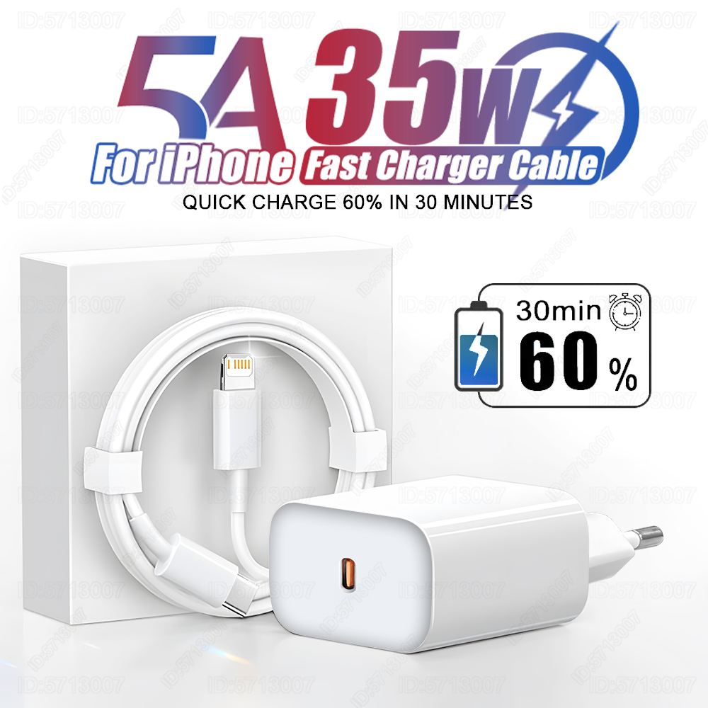 Tech Accessories Phone - Зарядное устройство для iPhone 35 Вт,