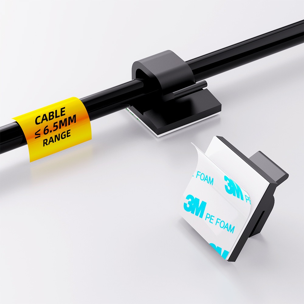 Прозрачный пластиковый зажим д – обзор и цена Desk Cable Clip