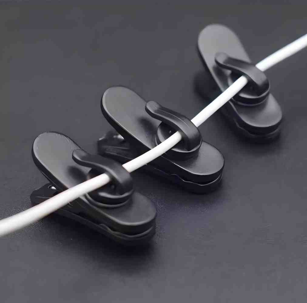 10 шт. вращающиеся зажимы для  – обзор и цена Desk Cable Clip