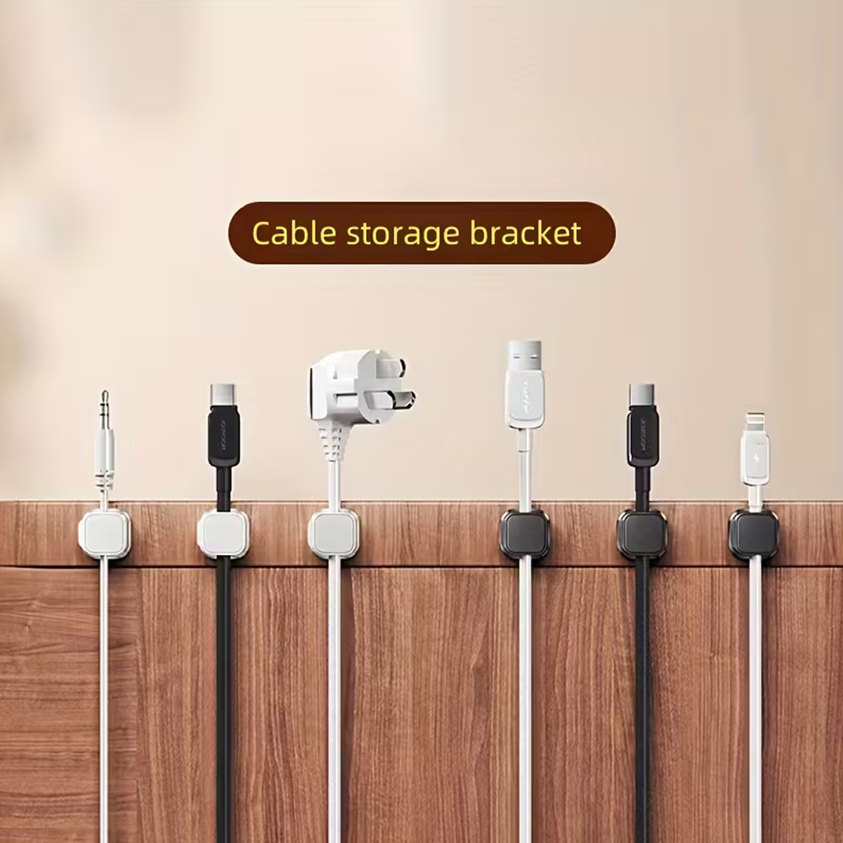 Набор органайзеров для кабелей – обзор и цена Desk Cable Clip