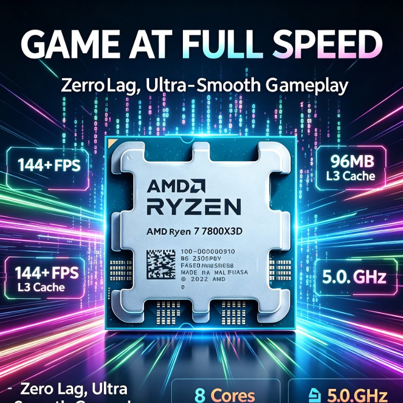 Игровой процессор Ryzen 7 7800 – обзор и цена Amd Cpu Ryzen 7