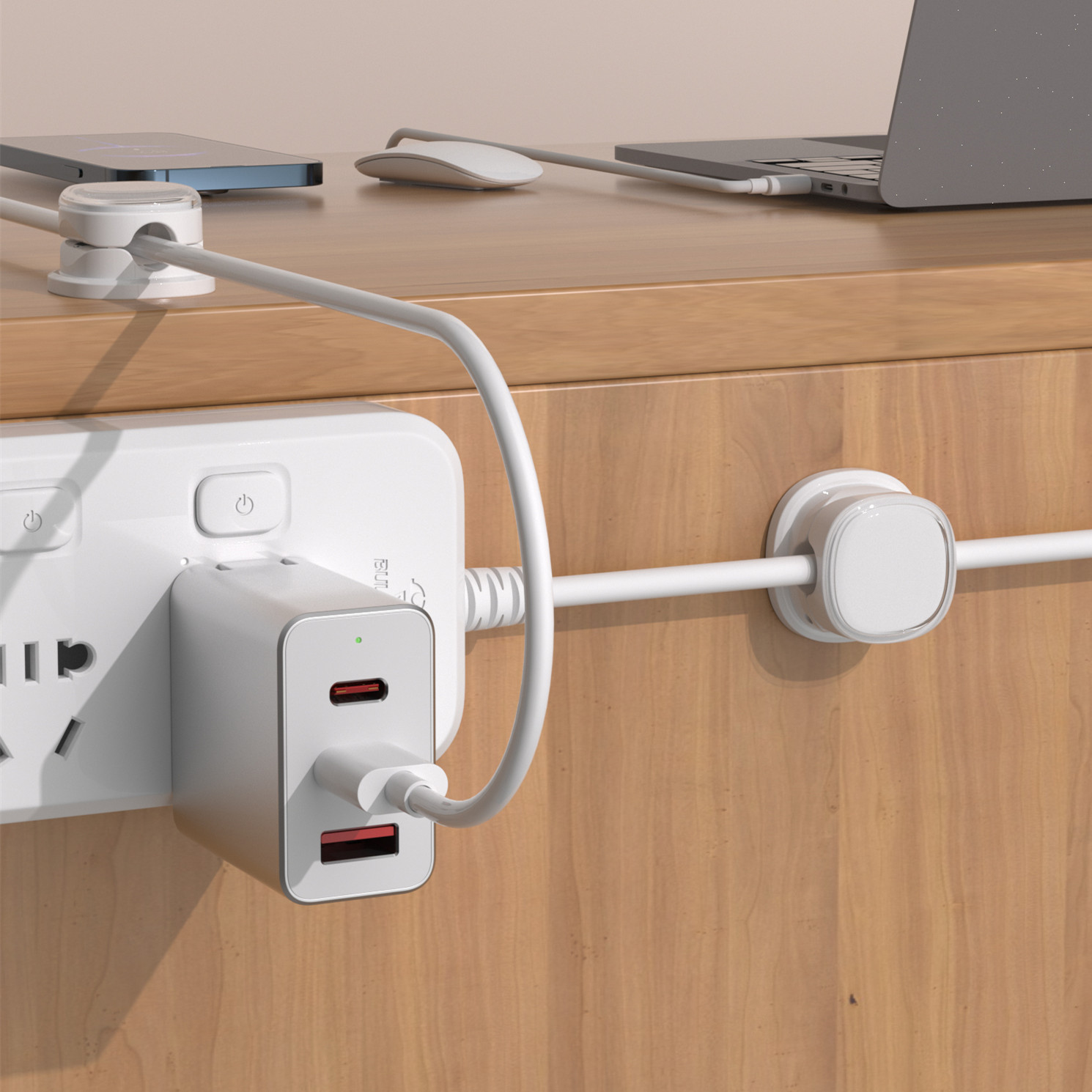 3/6/8/12 шт. магнитные зажимы  – обзор и цена Desk Cable Clip