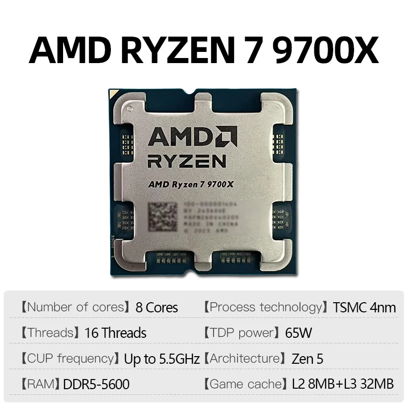 Процессор AMD Ryzen 7 9700X, 3 – обзор и цена Amd Cpu Ryzen 7