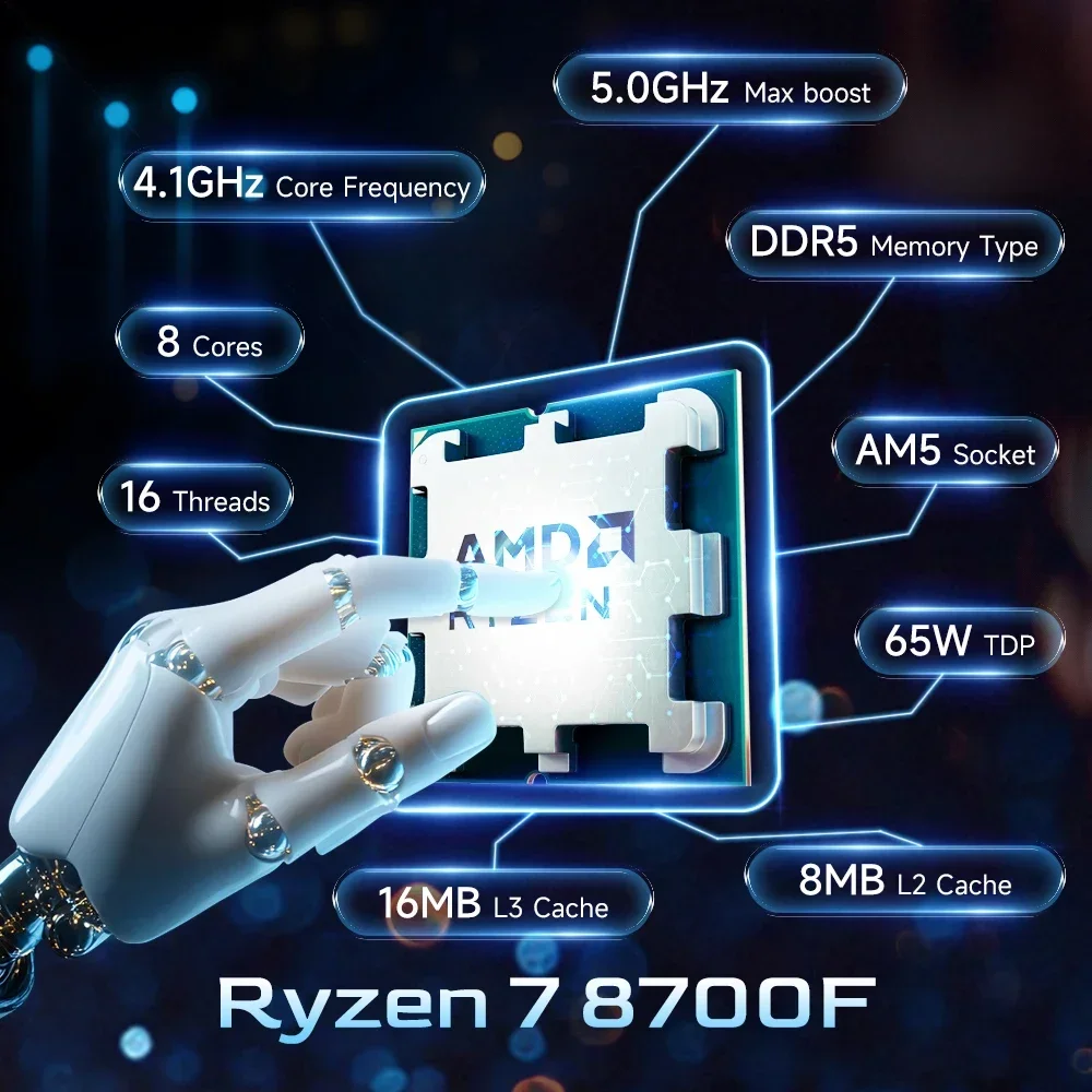 Процессор AMD Ryzen 7 8700F R7 – обзор и цена Amd Cpu Ryzen 7