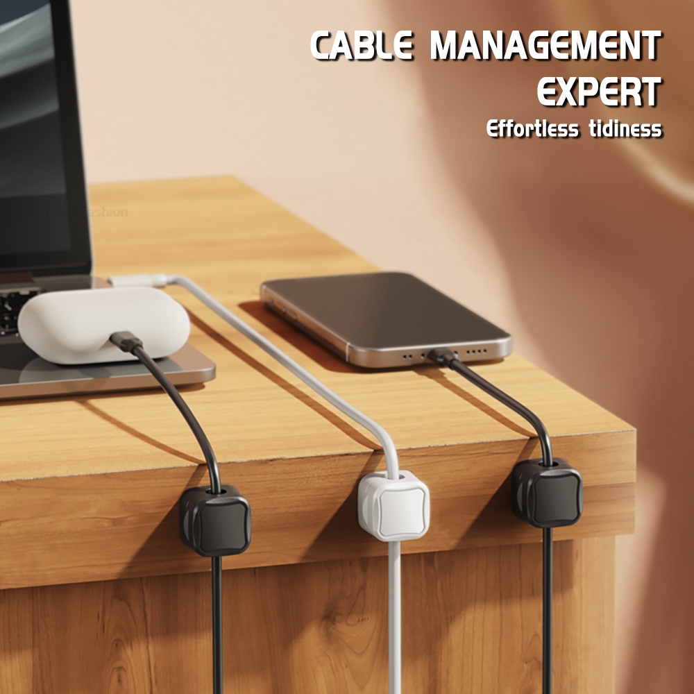 Магнитный держатель для кабеле – обзор и цена Desk Cable Clip