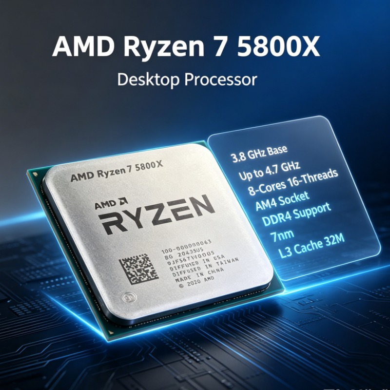 Процессор AMD Ryzen 7 5800X R7 – обзор и цена Amd Cpu Ryzen 7