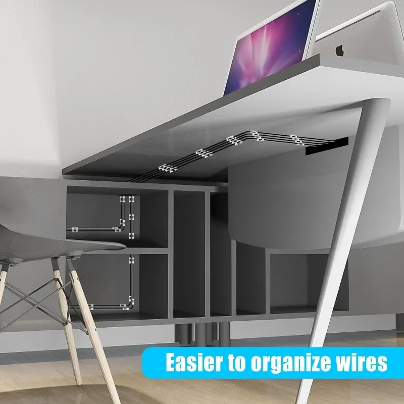 Держатель для проводов, настен – обзор и цена Desk Cable Clip